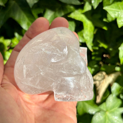 Krystal kranie | håndskåret | Himalaya Bjergkrystal | 8,2 cm