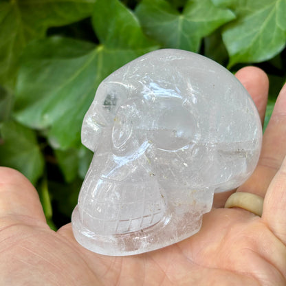 Krystal kranie | håndskåret | Himalaya Bjergkrystal | 8,5 cm
