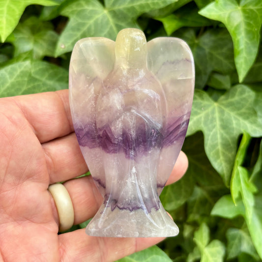 Billede af Fluorit engel 9,5 cm | nr. 1