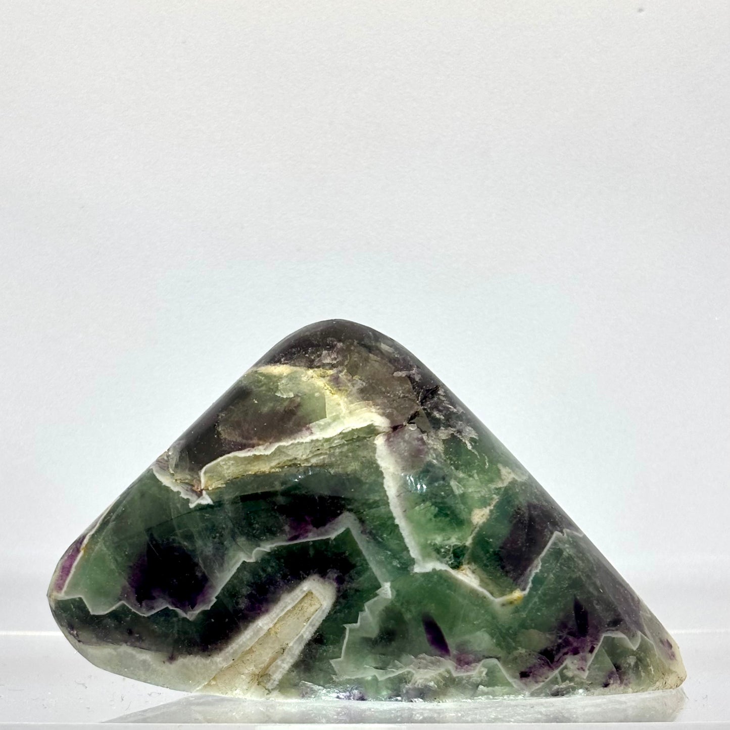 Regnbue fluorit poleret 8 cm | nr. 5 Regnbue fluorit poleret 8 cm | nr. 5