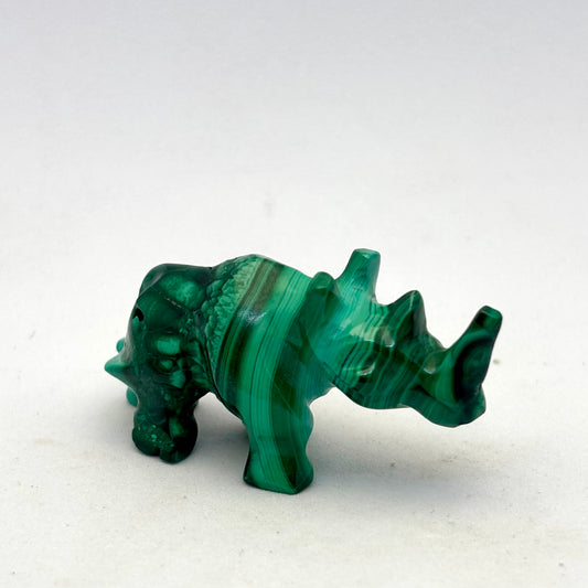 Billede af Malakit næsehorn 5 cm | nr 1