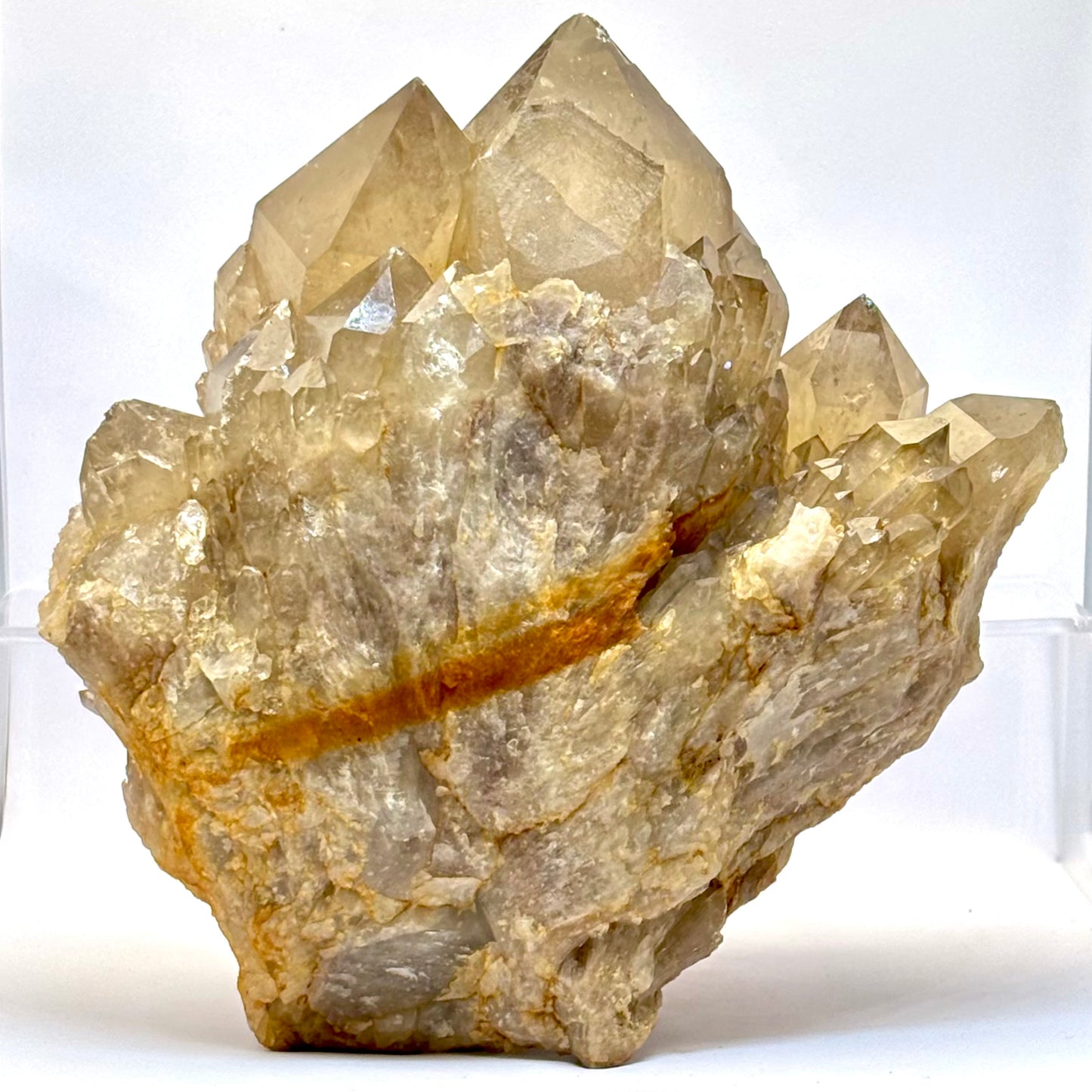 Smokey Citrin klynge 16 cm, 2.3 kg | nr. 8 Smokey Citrin klynge 16 cm, 2.3 kg | nr. 8