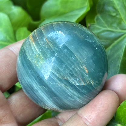 Blue onyx kugle - 5,5 cm | nr. 1