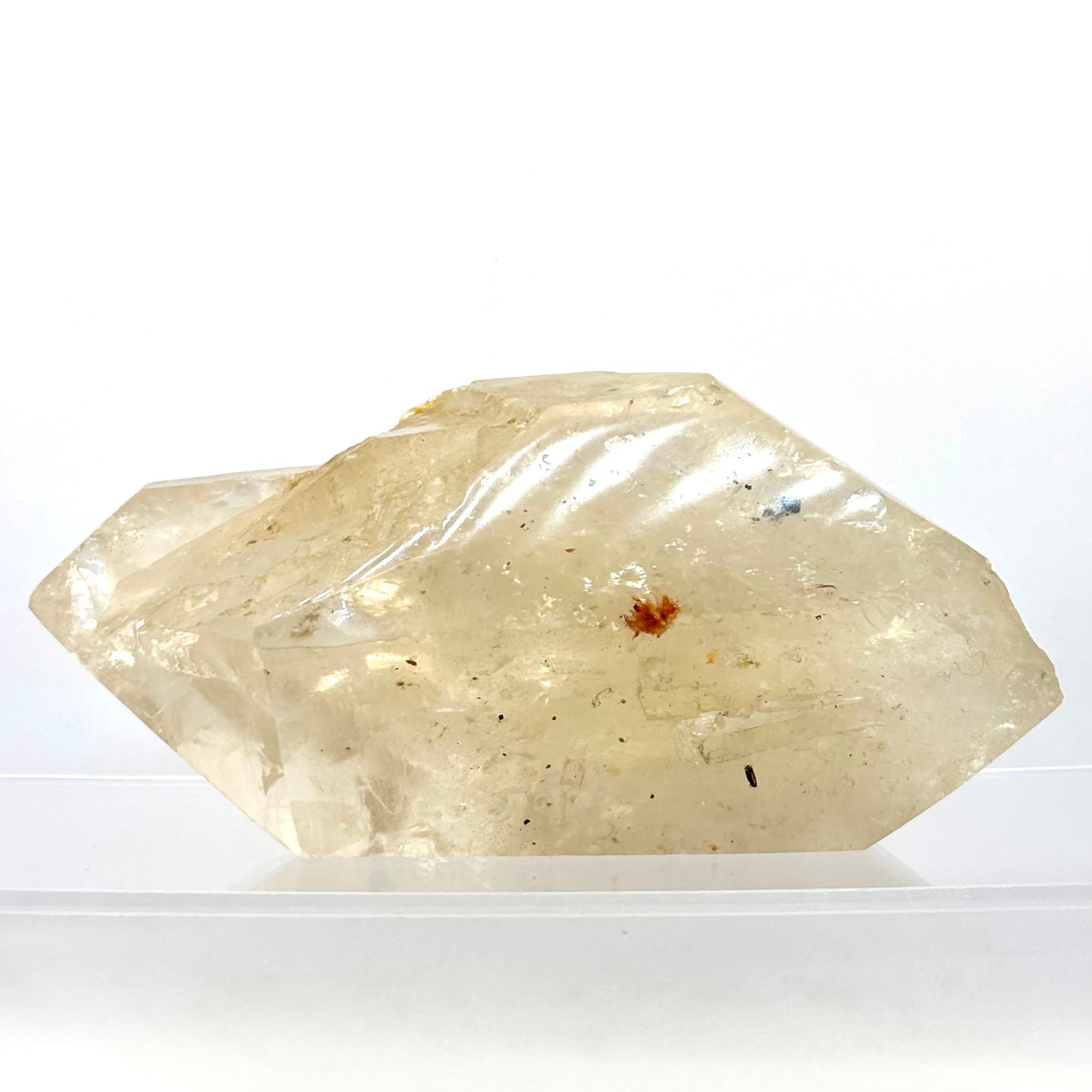 Bjergkrystal, delvist poleret, Angola 13 cm | nr. 1 Bjergkrystal, delvist poleret, Angola 13 cm | nr. 1