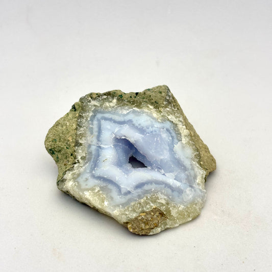 Billede af Blonde agat blue lace 5 cm med hul| nr 6