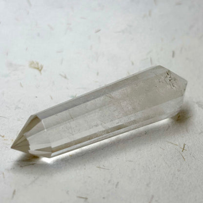 Vogel-cut Himalaya bjergkrystal - 12 facetter - 7,1 cm | nr. 22
