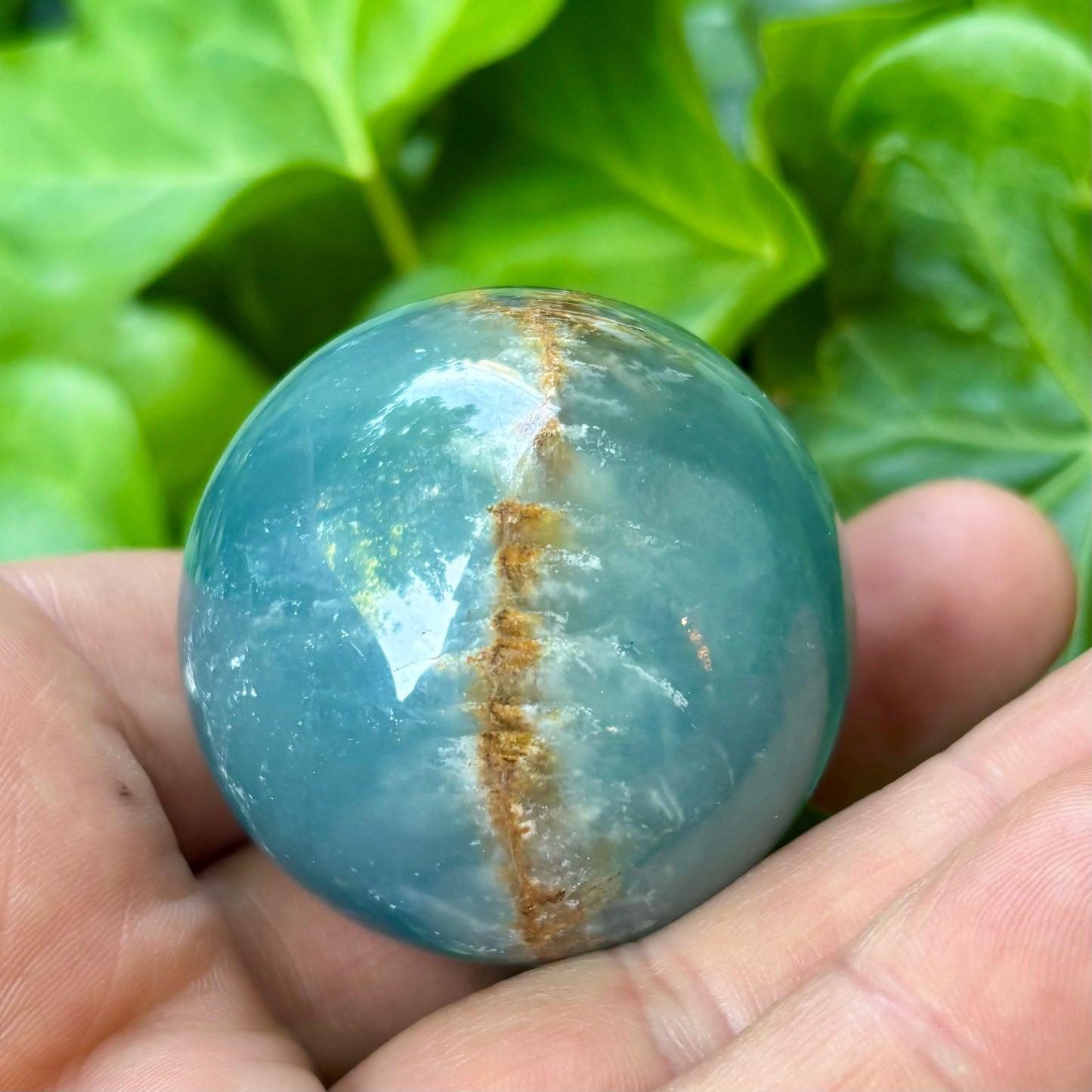 Blue onyx kugle - 4,5 cm | nr. 4 Blue onyx kugle - 4,5 cm | nr. 4
