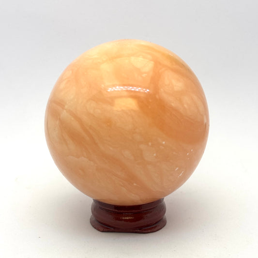Billede af Orange calcit kugle 6 cm