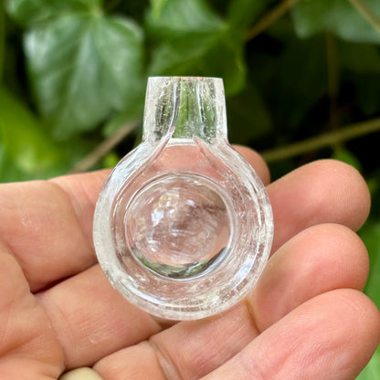 Shiva Linga | håndskåret Himalaya Bjergkrystal | 4,5 cm
