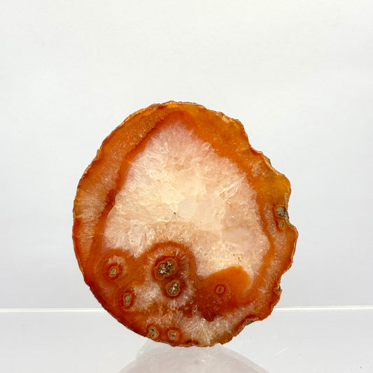 Billede af Karneol agat skive 6 cm | nr. 9