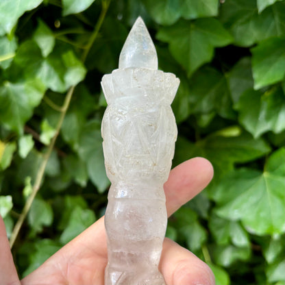 Phurba | håndskåret | Himalaya Bjergkrystal | 24,8 cm