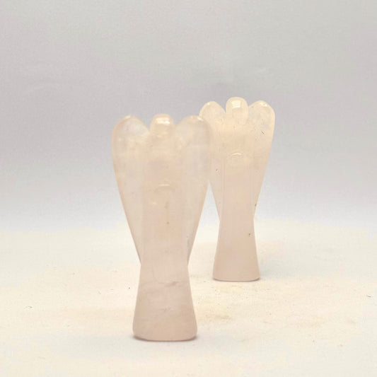 Billede af Rosakvarts engel 5,5 cm