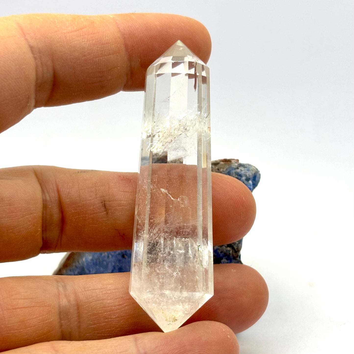 Vogel-cut Himalaya bjergkrystal | 12 facetter | 7,7 cm Vogel-cut Himalaya bjergkrystal | 12 facetter | 7,7 cm