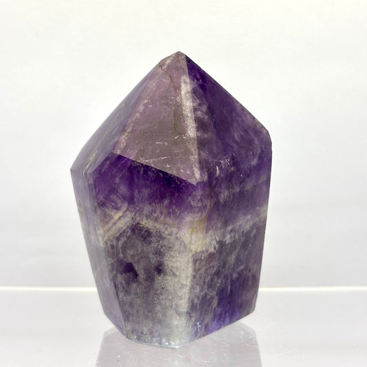 Billede af Chevron ametyst spids 7,5 cm - poleret | nr. 8