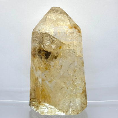 Bjergkrystal spids m. Inklusioner 13,5 cm | nr. 101