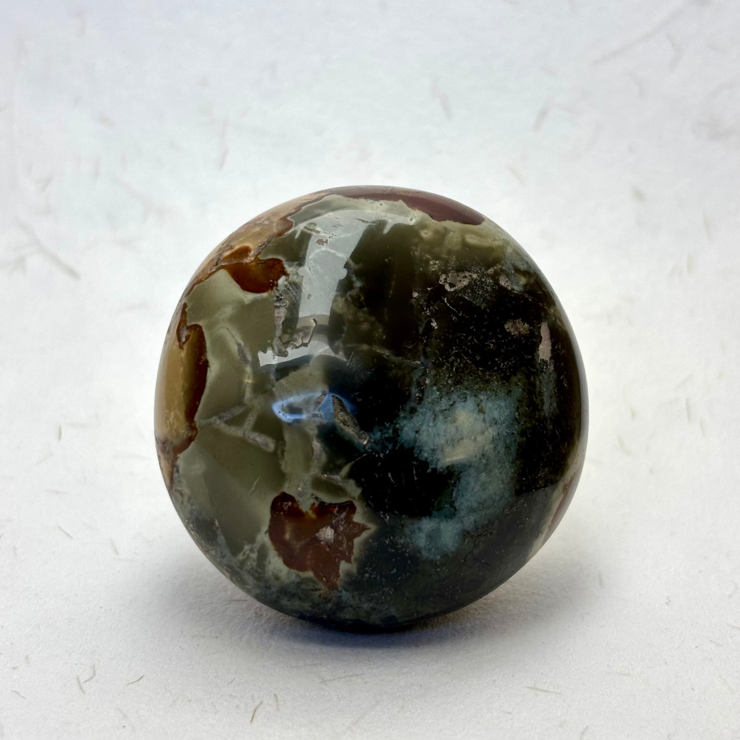 NW. M. Polychrome jaspis palmstone - 5 cm | nr. 16 NW. M. Polychrome jaspis palmstone - 5 cm | nr. 16