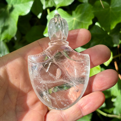 Kartika Vajra Dorje | håndskåret Himalaya Bjergkrystal | 9,8 cm