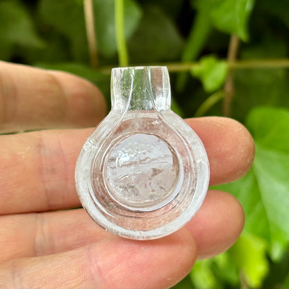 Shiva Linga | håndskåret | Himalaya Bjergkrystal | 3,5 cm