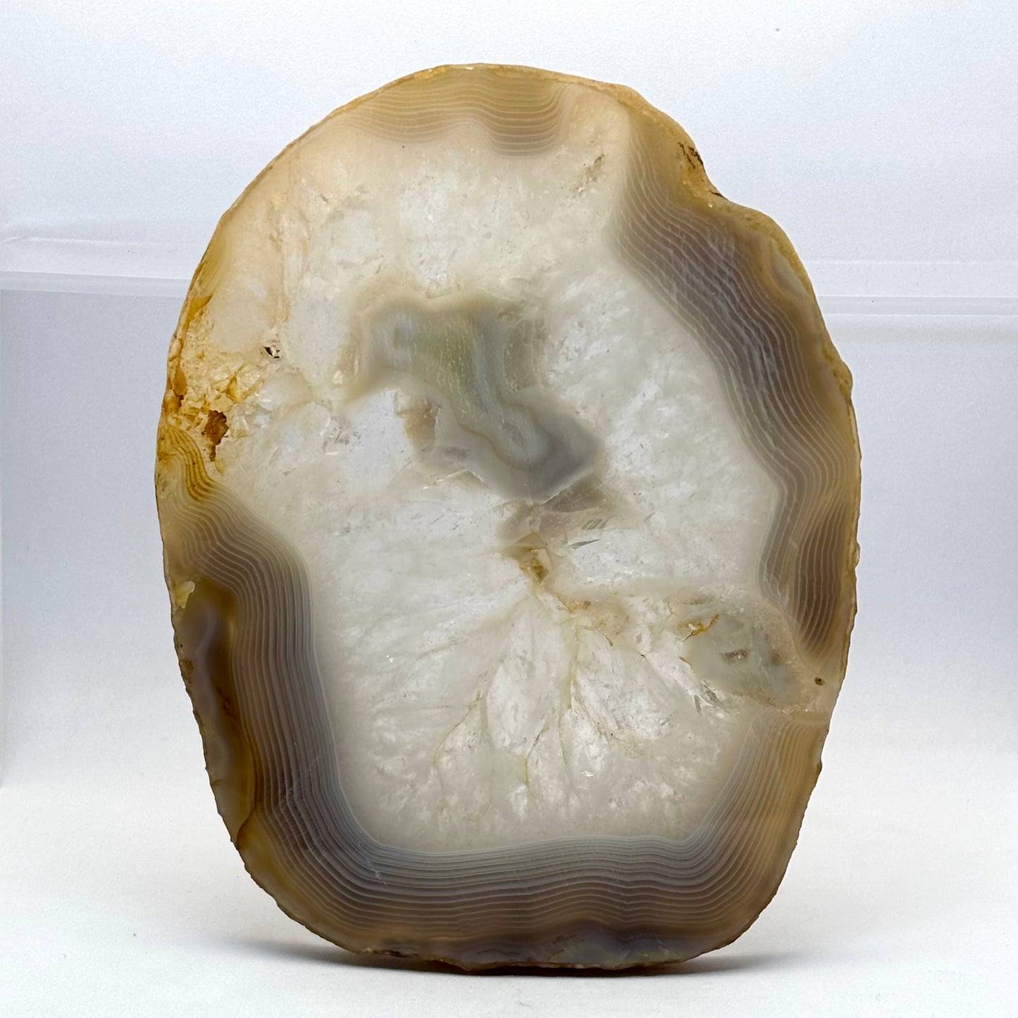 Agat skive 14 cm | nr. 1 Agat skive 14 cm | nr. 1