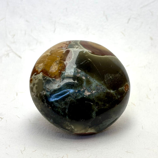 Billede af NW. M. Polychrome jaspis palmstone - 5 cm | nr. 16