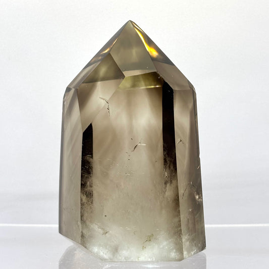 Billede af Røgkvarts poleret spids 9,8 cm | nr. 1