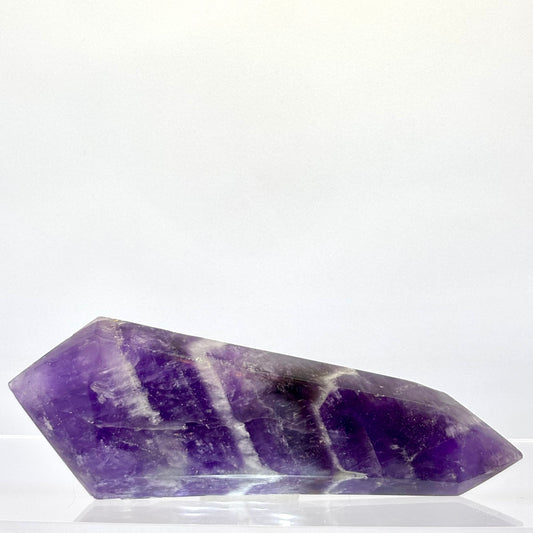 Billede af Chevron ametyst healer dob. Term. 12.8 cm - poleret | nr. 1