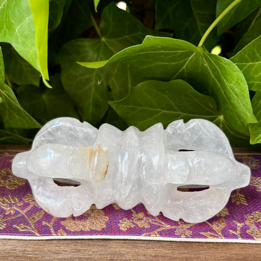 Billede af Vajra Dorje | håndskåret | Himalaya Bjergkrystal | 13,5 cm