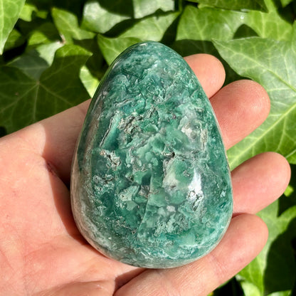 Krom Chalcedon palmstone | 7,5 cm nr 3