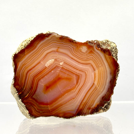 Billede af Karneol agat skive 6,5 cm | nr. 5