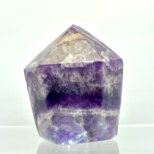 Billede af Chevron ametyst spids 7,8 cm - poleret | nr. 4
