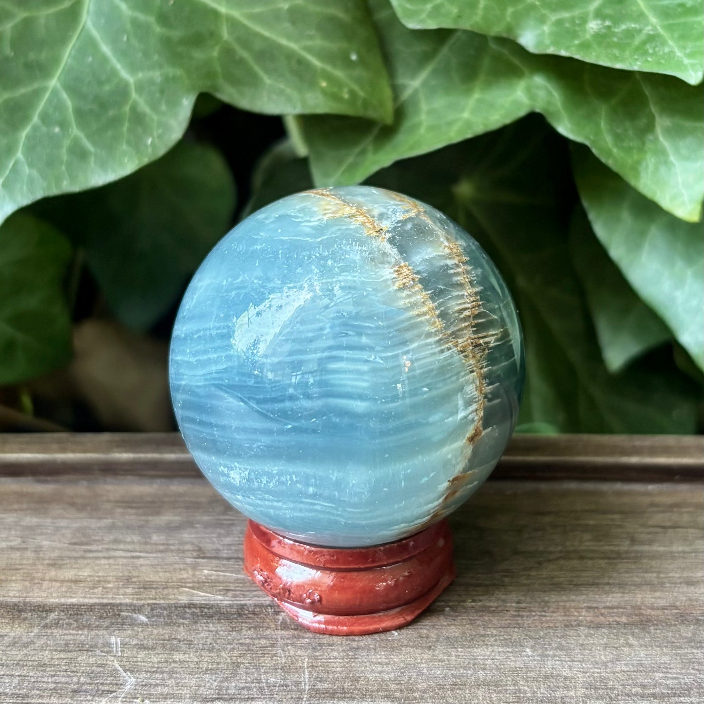 Blue onyx kugle - 4,5 cm | nr. 4 Blue onyx kugle - 4,5 cm | nr. 4