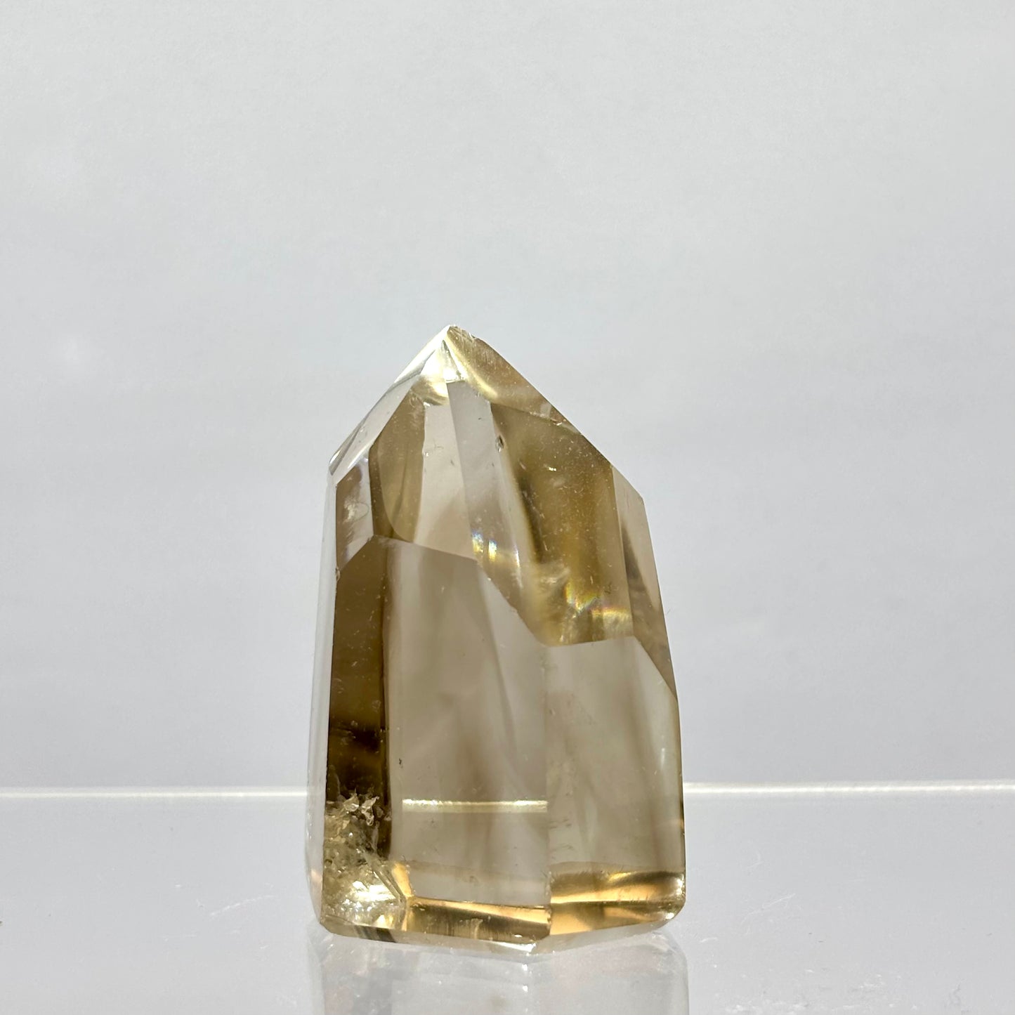 Cognac røg Citrin spids 4,5 cm | nr. 2 Cognac røg Citrin spids 4,5 cm | nr. 2