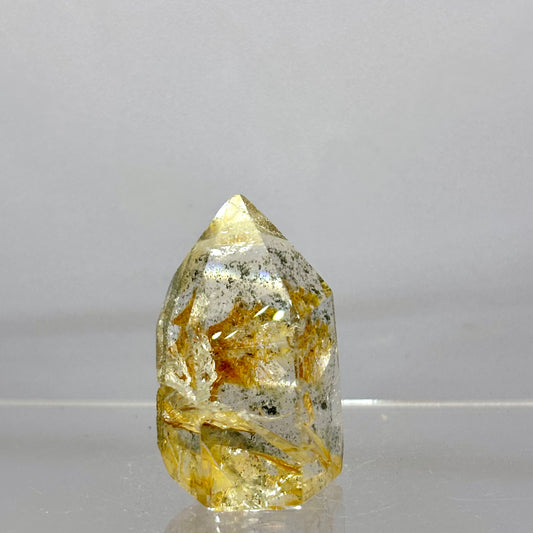 Billede af Bjergkrystal spids m. Inklusioner 4,2 cm | nr. 2