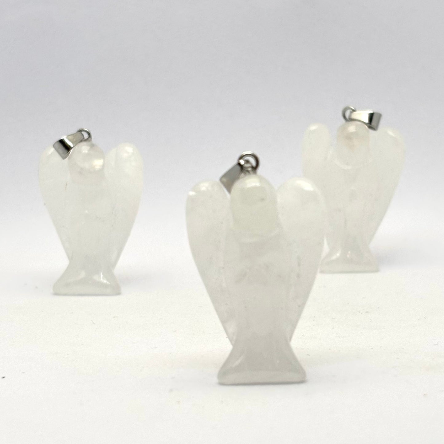 Vedhæng snekvarts engel - 3 cm Vedhæng snekvarts engel - 3 cm