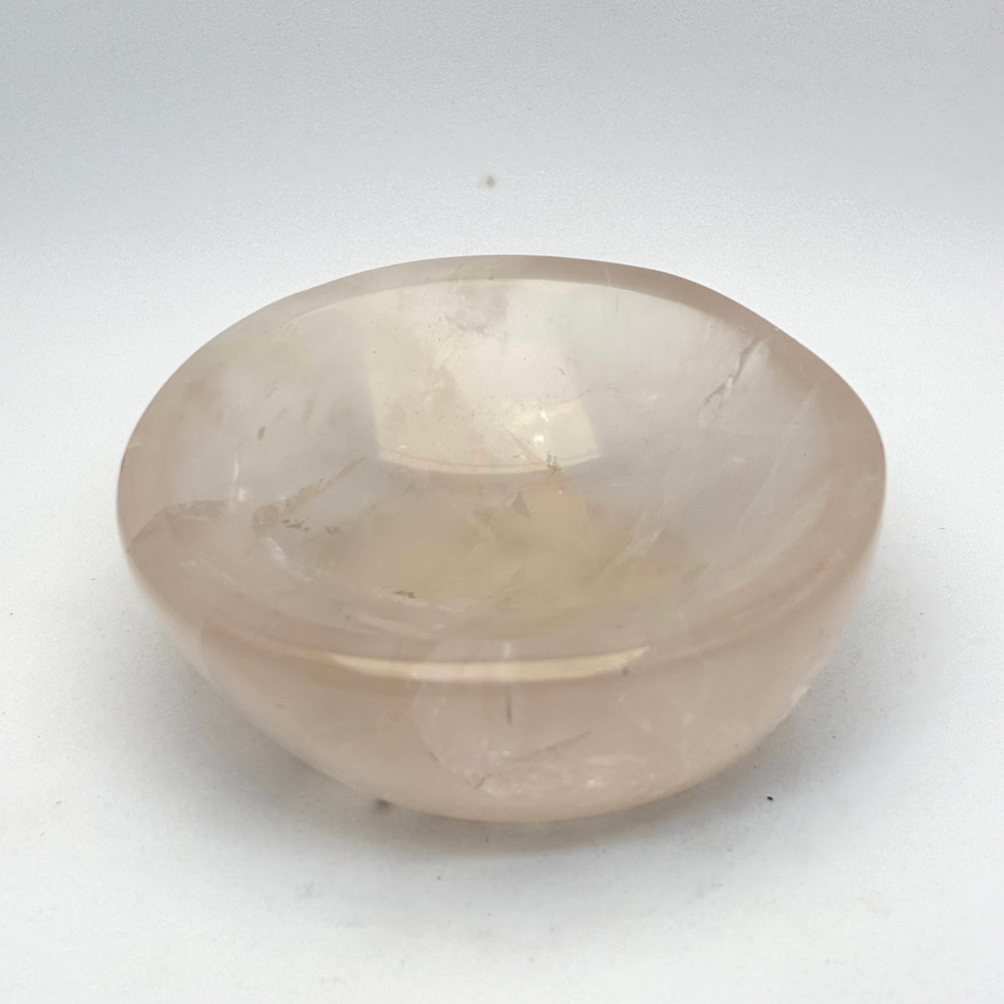 Oval rosakvarts skål 9 cm | nr. 2 Oval rosakvarts skål 9 cm | nr. 2