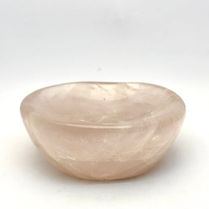 Oval rosakvarts skål 9 cm | nr. 3