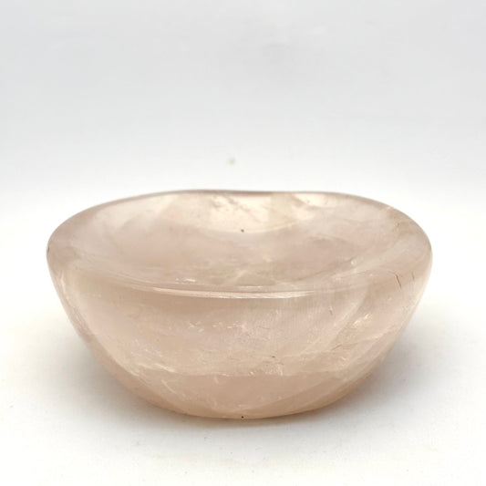 Billede af Oval rosakvarts skål 9 cm | nr. 3