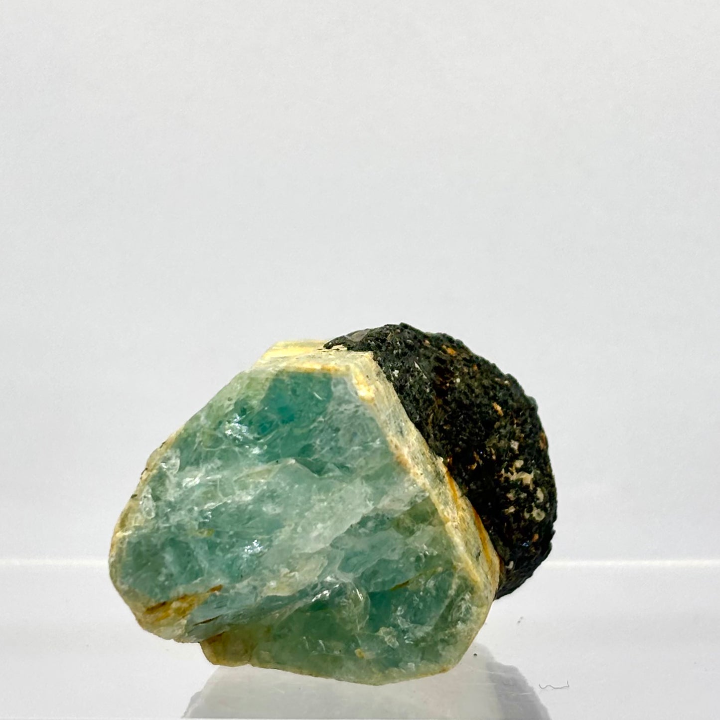 Akvamarin m. Turmalin 4,5 cm blå | nr. 6 Akvamarin m. Turmalin 4,5 cm blå | nr. 6