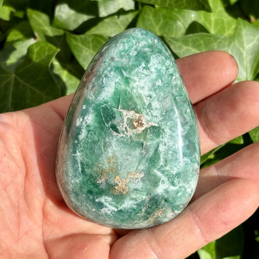 Billede af Krom Chalcedon palmstone | 7,5 cm nr 3