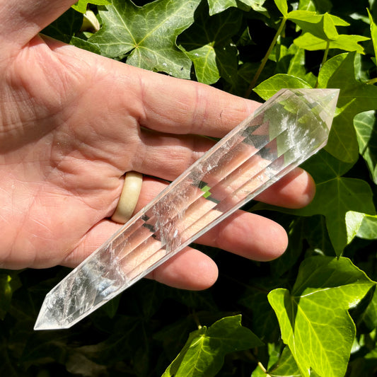 Billede af 12 facet Vogel bjergkrystal 16,7 cm