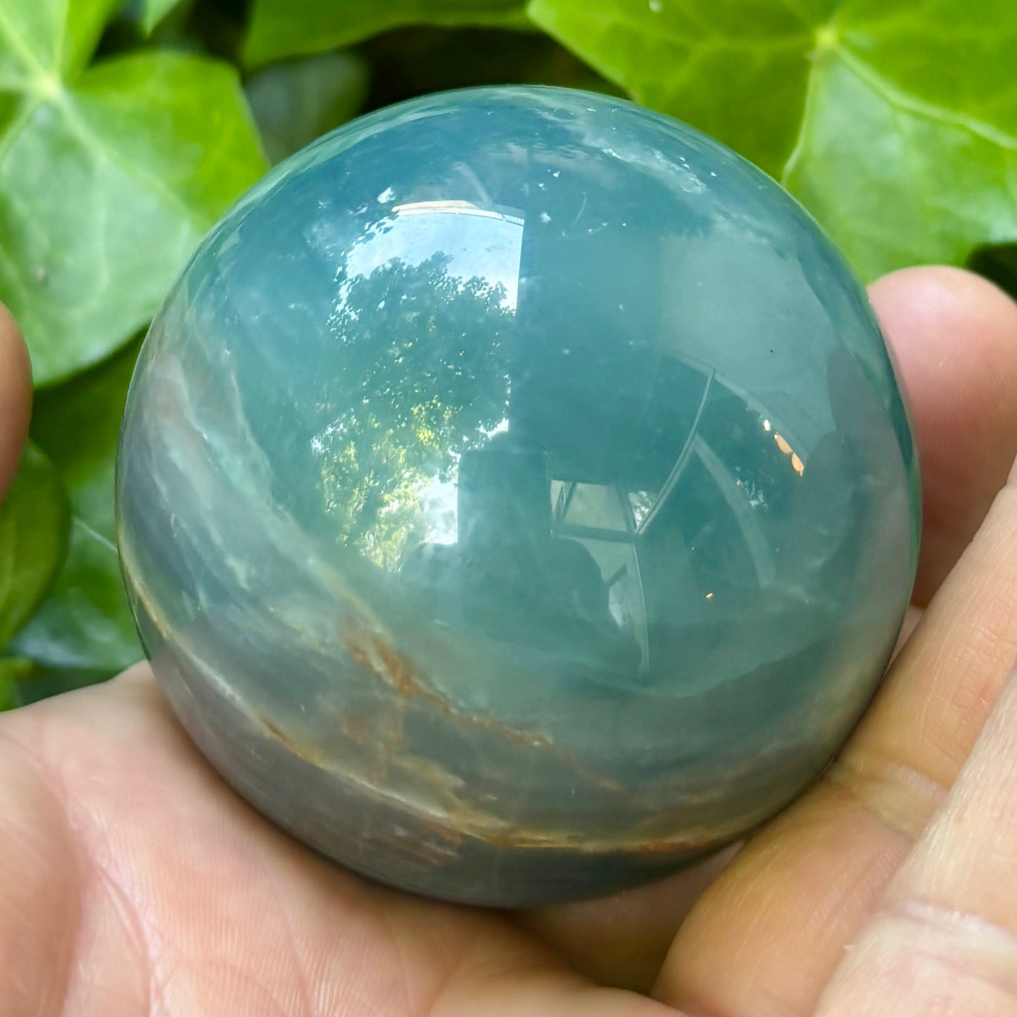 Blue onyx kugle - 6 cm | nr. 6 Blue onyx kugle - 6 cm | nr. 6