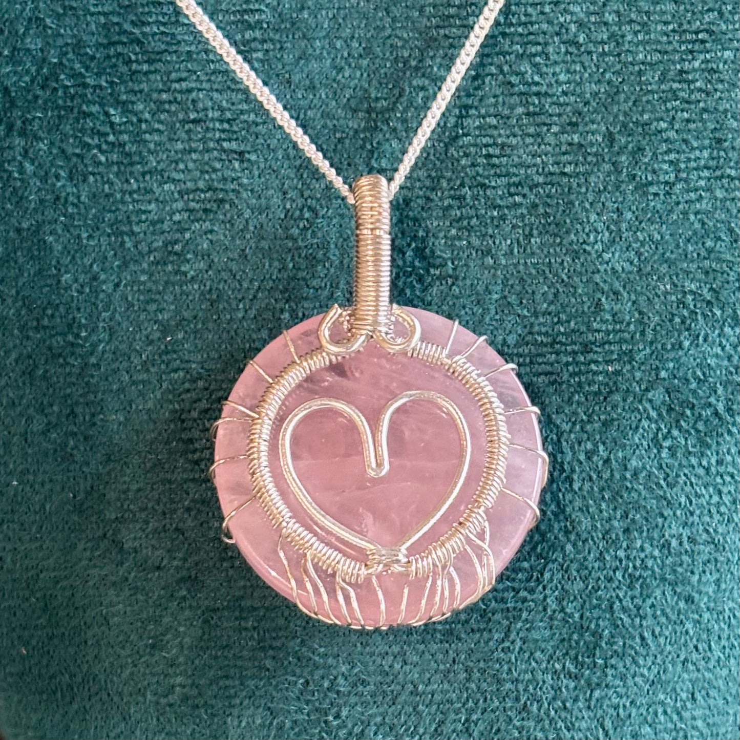 Livets træ vedhæng | 925 Sterling Sølv og rosakvarts Livets træ vedhæng | 925 Sterling Sølv og rosakvarts