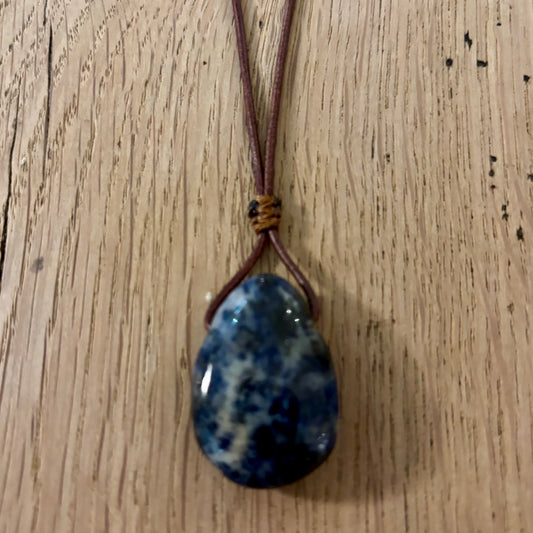 Billede af Sodalit halskæde nr 3