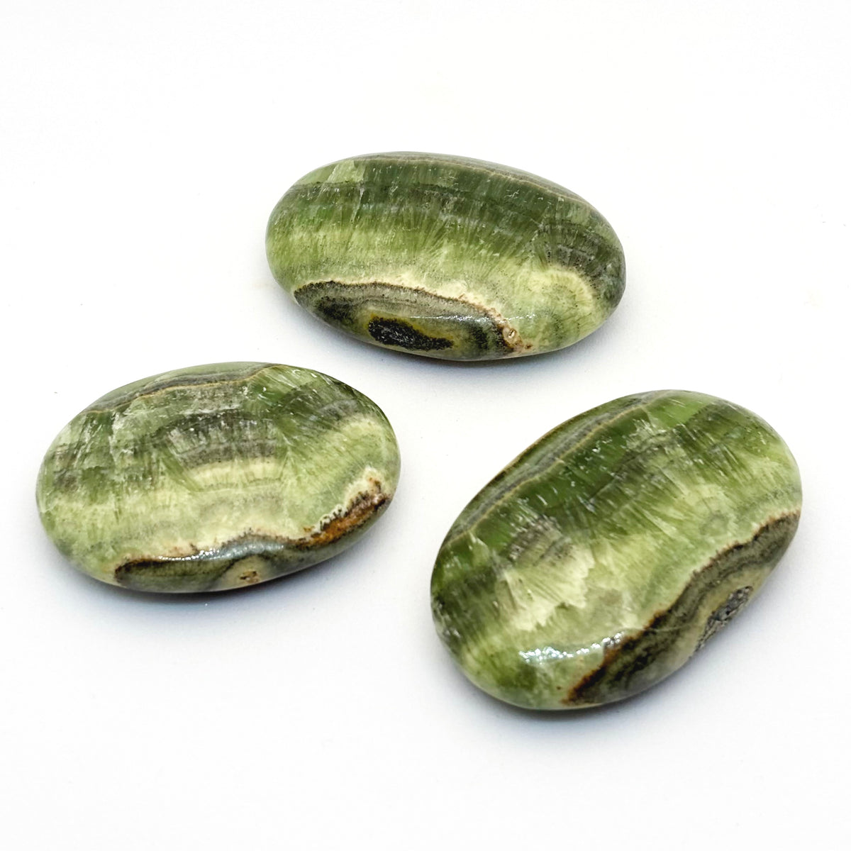 Palmstone Grøn Calcit - 4,5 cm Palmstone Grøn Calcit - 4,5 cm