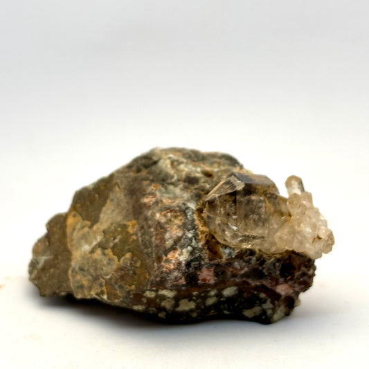 Billede af Brandberg bjergkrystal termineret i matrix 8,5cm | nr. 3