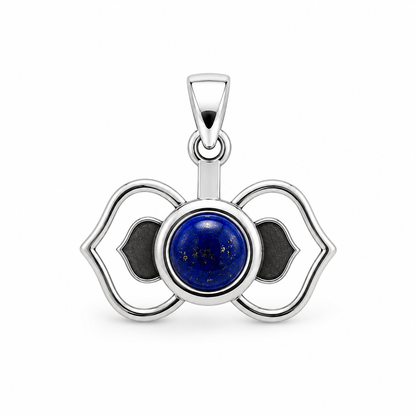 Pande Chakra vedhæng | 925 Sterling Sølv og lapis lazuli