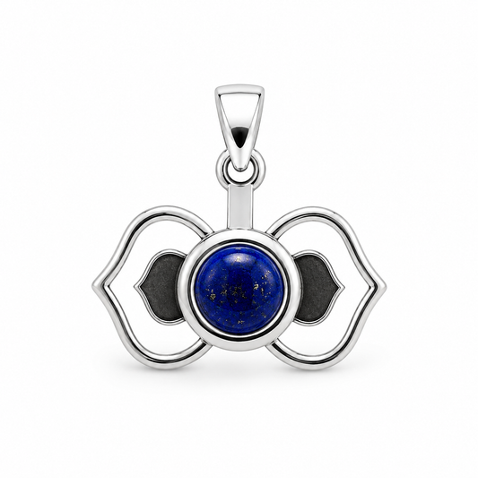 Billede af Pande Chakra vedhæng | 925 Sterling Sølv og lapis lazuli