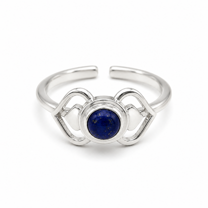 Pande Chakra fingerring | 925 Sterling Sølv og Lapis Lazuli