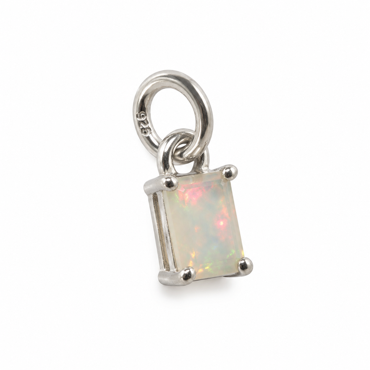 Etiopisk Opal charm – 925 Sølv vedhæng Etiopisk Opal charm – 925 Sølv vedhæng