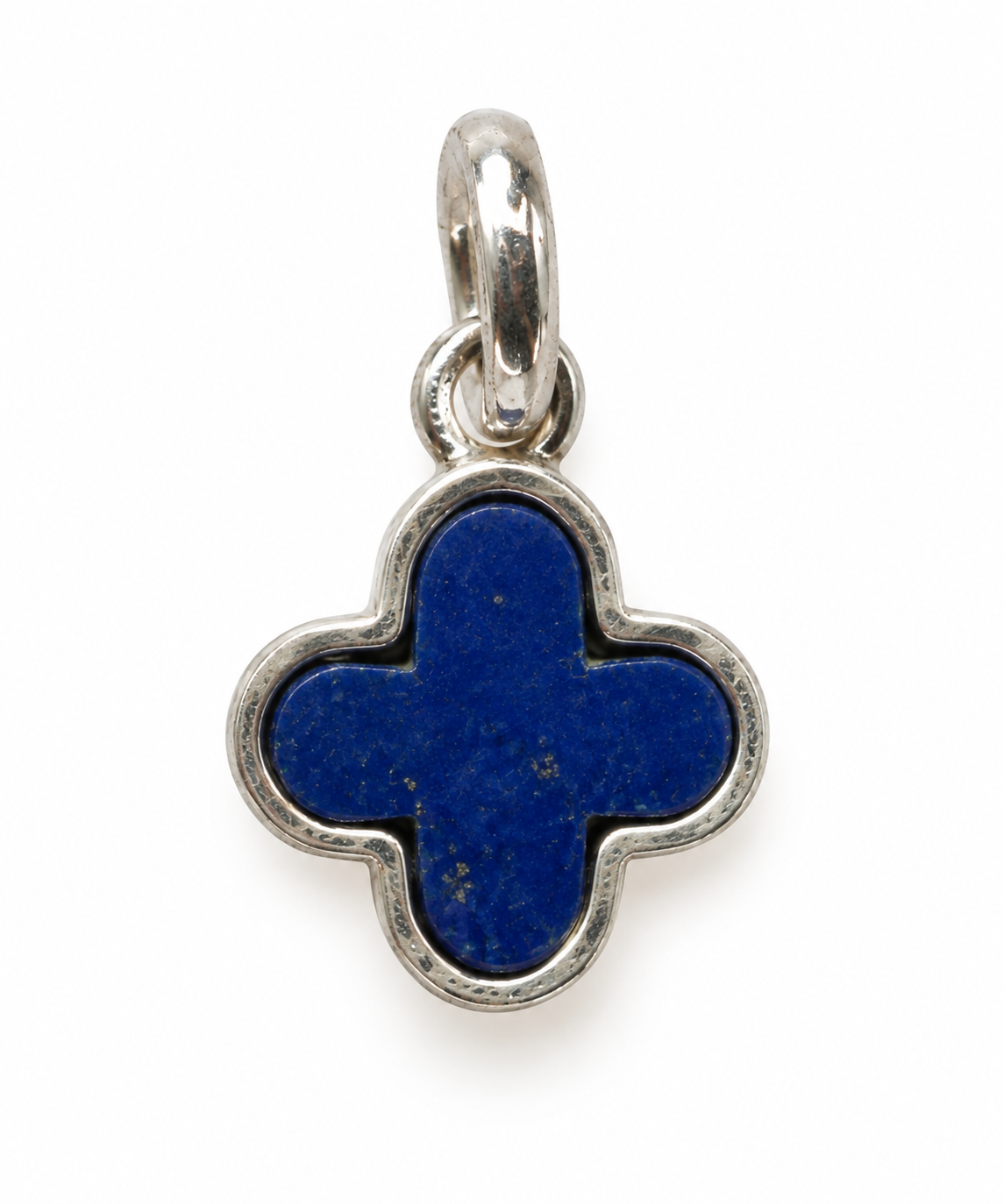 Lapis lazuli kløver charm – 925 sølv vedhæng Lapis lazuli kløver charm – 925 sølv vedhæng